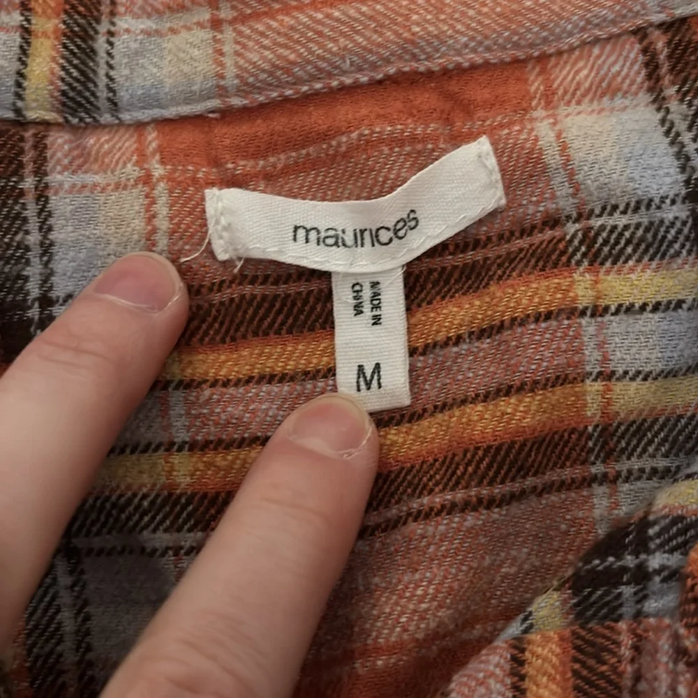 Women’s Maurice’s Plaid Button Up long sleeve